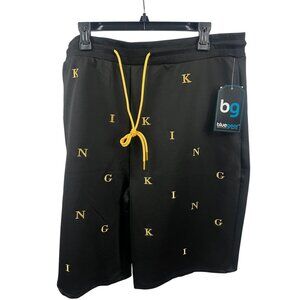 Bluegear Men's Scuba Lounge Shorts 3XL Black Gold Embroidered NWT Streetwear Got